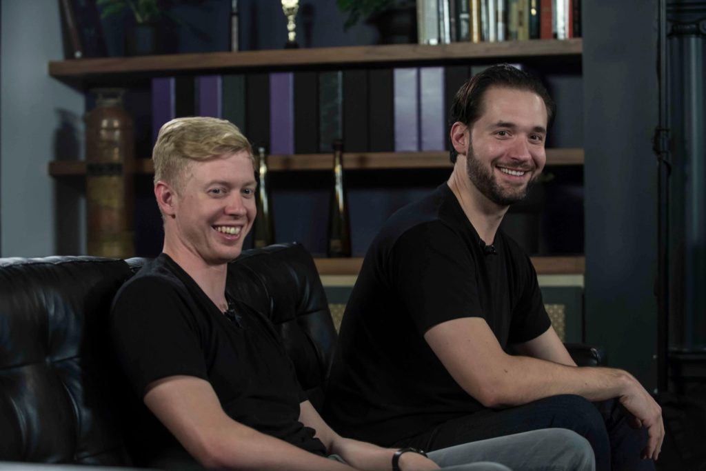 Alexis Ohanian et Steve Huffman, créateurs de Reddit